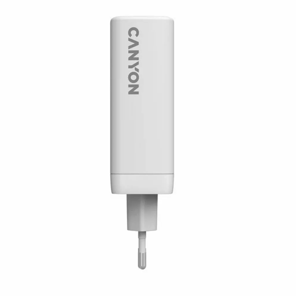 Зарядний пристрій Canyon CU140ACC GaN 150W 3xPD 1xQC EU White (CNS-CUW140ACC) - изображение 3
