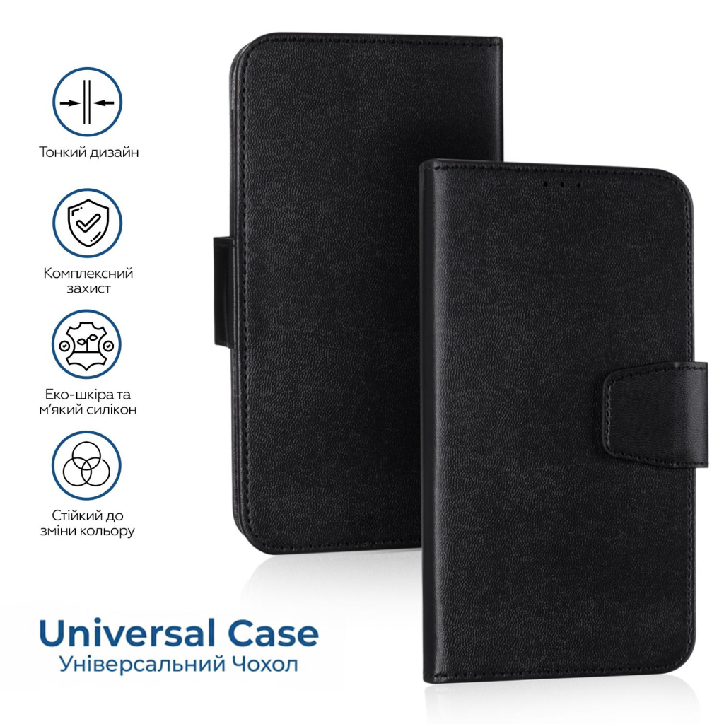 Чохол до мобільного телефона XoKo Book Universal Smartphone 6.0-6.2" Black (XK-UNCS-BK62) - picture 12