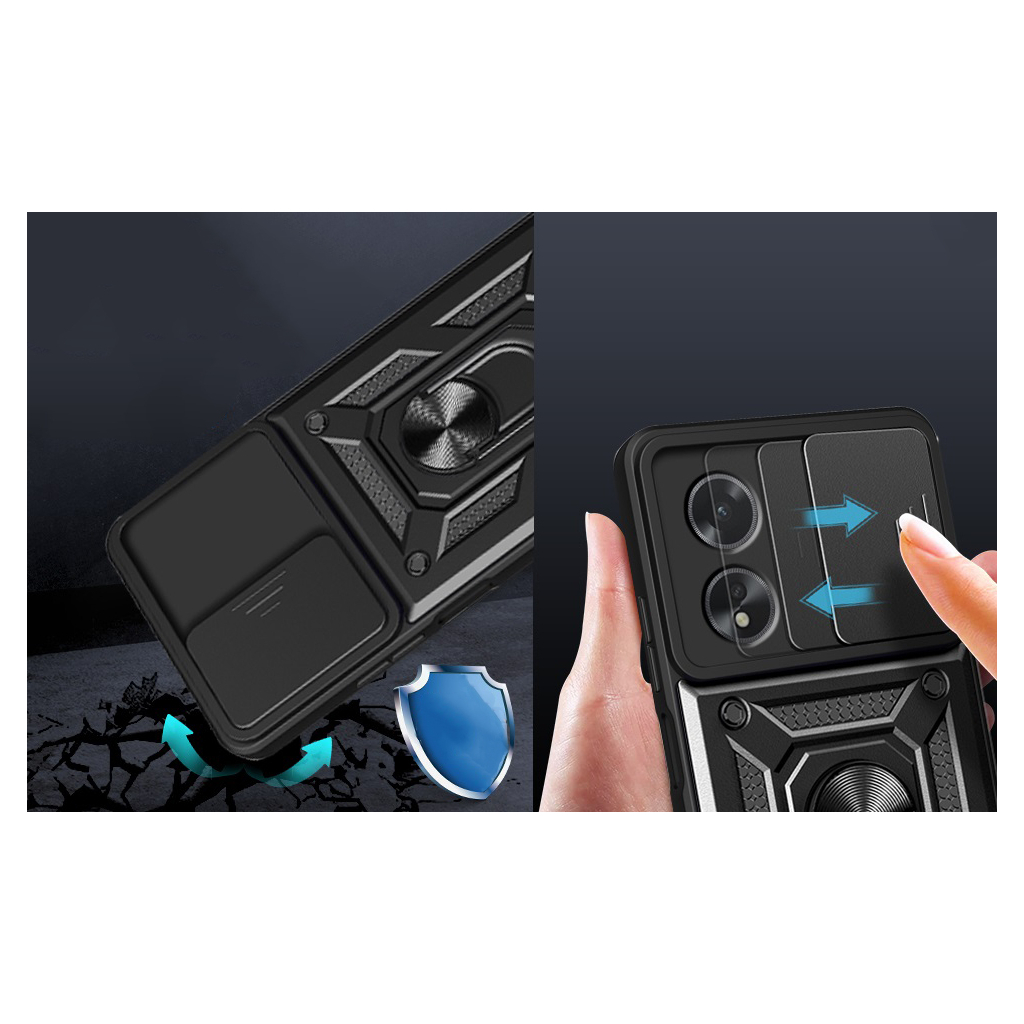 Чохол до мобільного телефона BeCover Military Oppo A60 Black (713078) - зображення 2