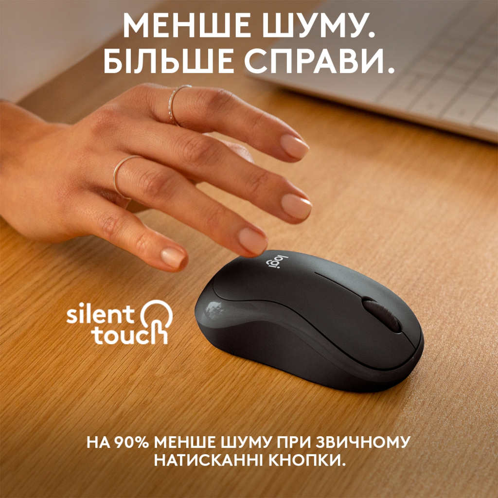 Мишка Logitech M240 Silent Bluetooth Graphite (910-007119) - зображення 4