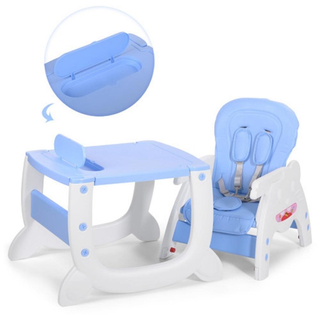 Стілець для годування Bambi 2 в 1 blue (M 3612-12 blue) - зображення 2