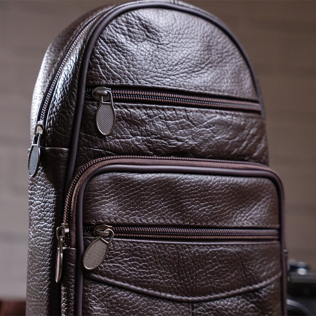 Сумка Vintage Чоловіча через плече Коричнева (14986) - зображення 10