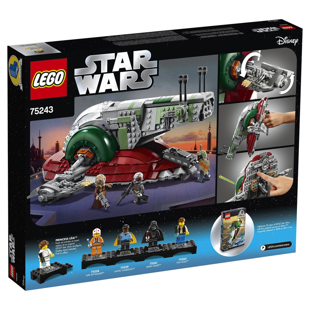 Конструктор LEGO Star Wars Раб I: випуск до 20-річного ювілею 1007 деталей (75243) - зображення 11