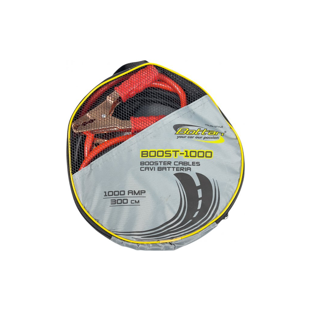 Дроти для запуску для автомобіля Bottari 1000A 2,5м "BOOST-1000" (28075-IS) - изображение 6