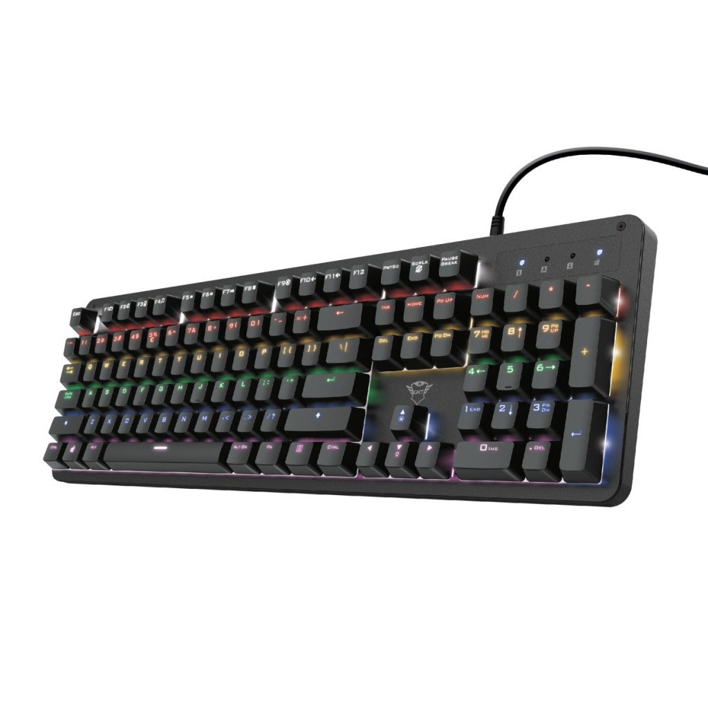 Клавіатура Trust GXT 863 Mazz Mechanical Keyboard UA USB Black (24200) - зображення 8