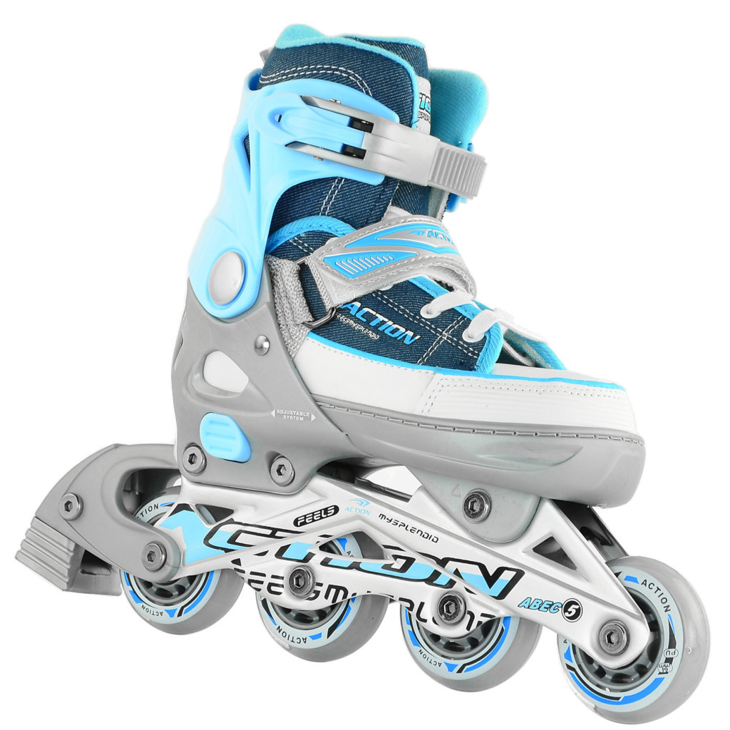 Роликові ковзани Action Kire Блакитні 33-36 (PW-126B-13-2BLUE/33-36) - изображение 2