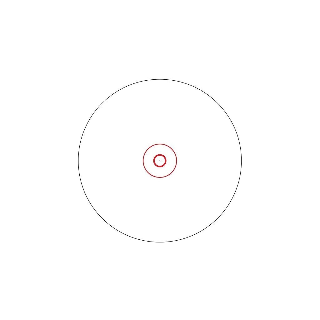 Коліматорний приціл Vortex Spitfire AR-1x марка DRT з підсвічуванням (SPR-200) - зображення 4