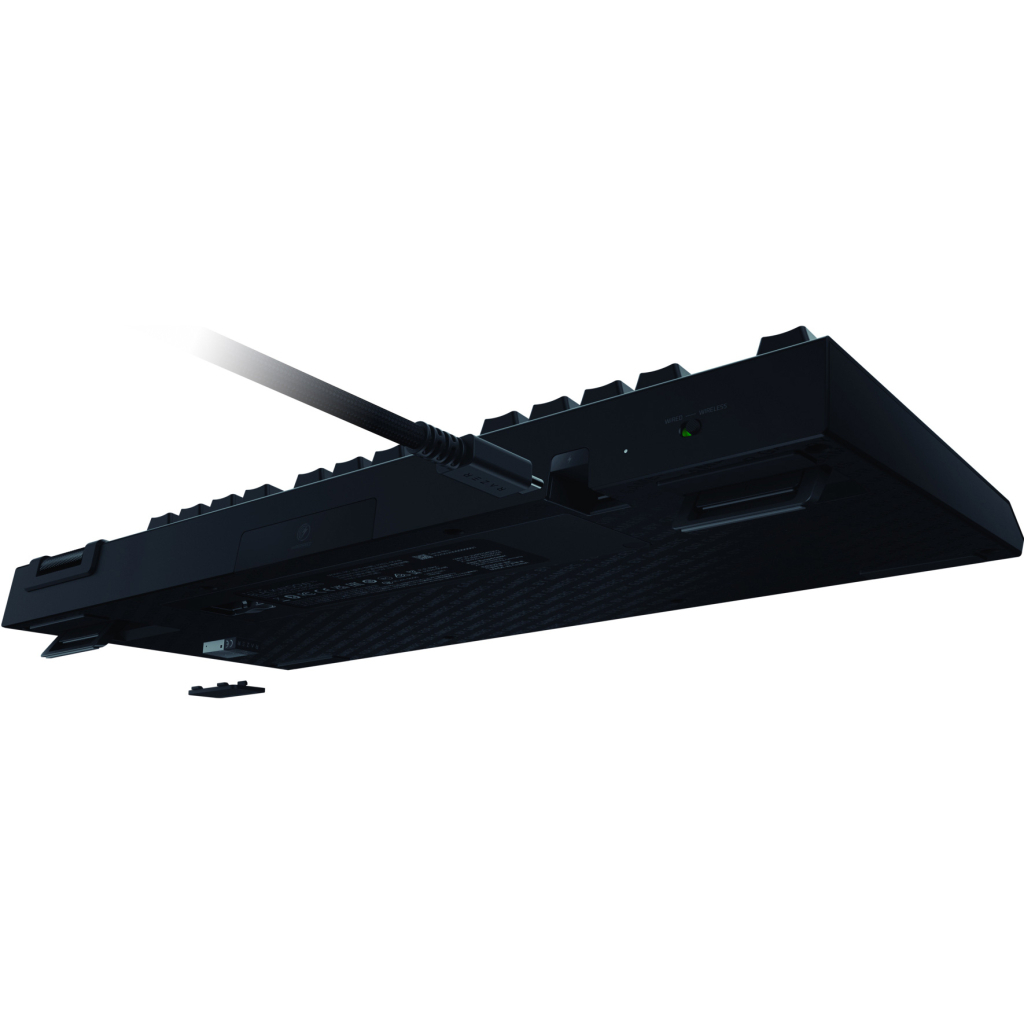 Клавіатура Razer BlackWidow V4 Low-Profile TKL Wireless/Bluetooth/USB Green switch UA Black (RZ03-05450500-R3M1) - зображення 7
