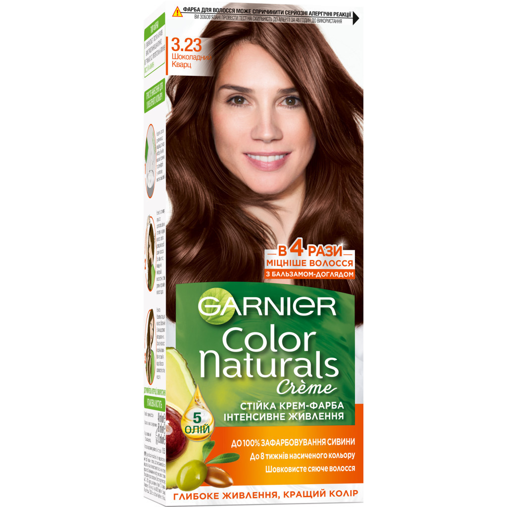 Фарба для волосся Garnier Color Naturals 3.23 Шоколадний кварц 110 мл (3600541678750) - зображення 1