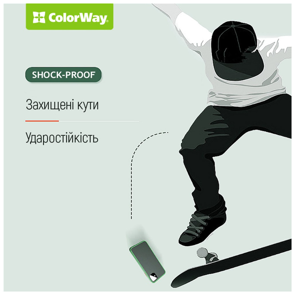 Чохол до мобільного телефона ColorWay Smart Matte Xiaomi Redmi 12 black (CW-CSMXR12-BK) - зображення 4