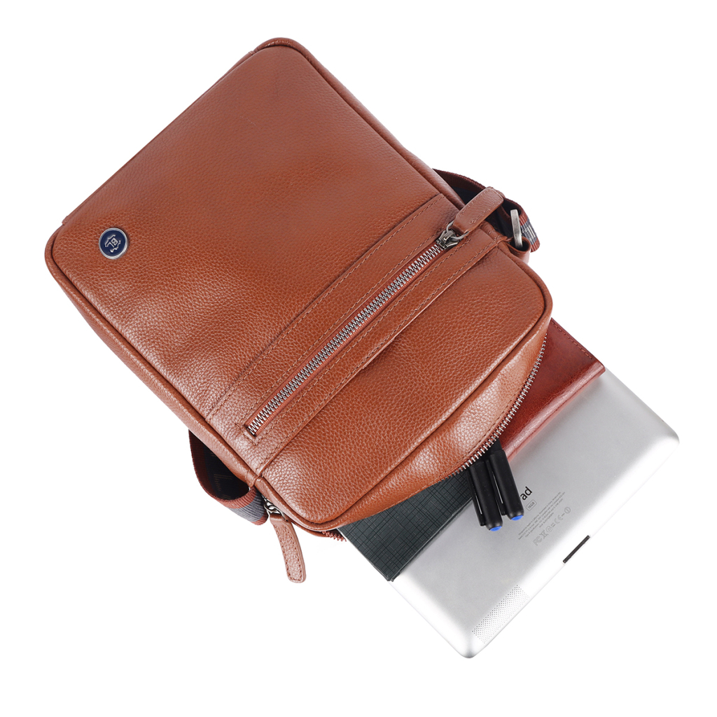 Сумка Brampton London Crossflow Tan (64405 TAN) - зображення 9