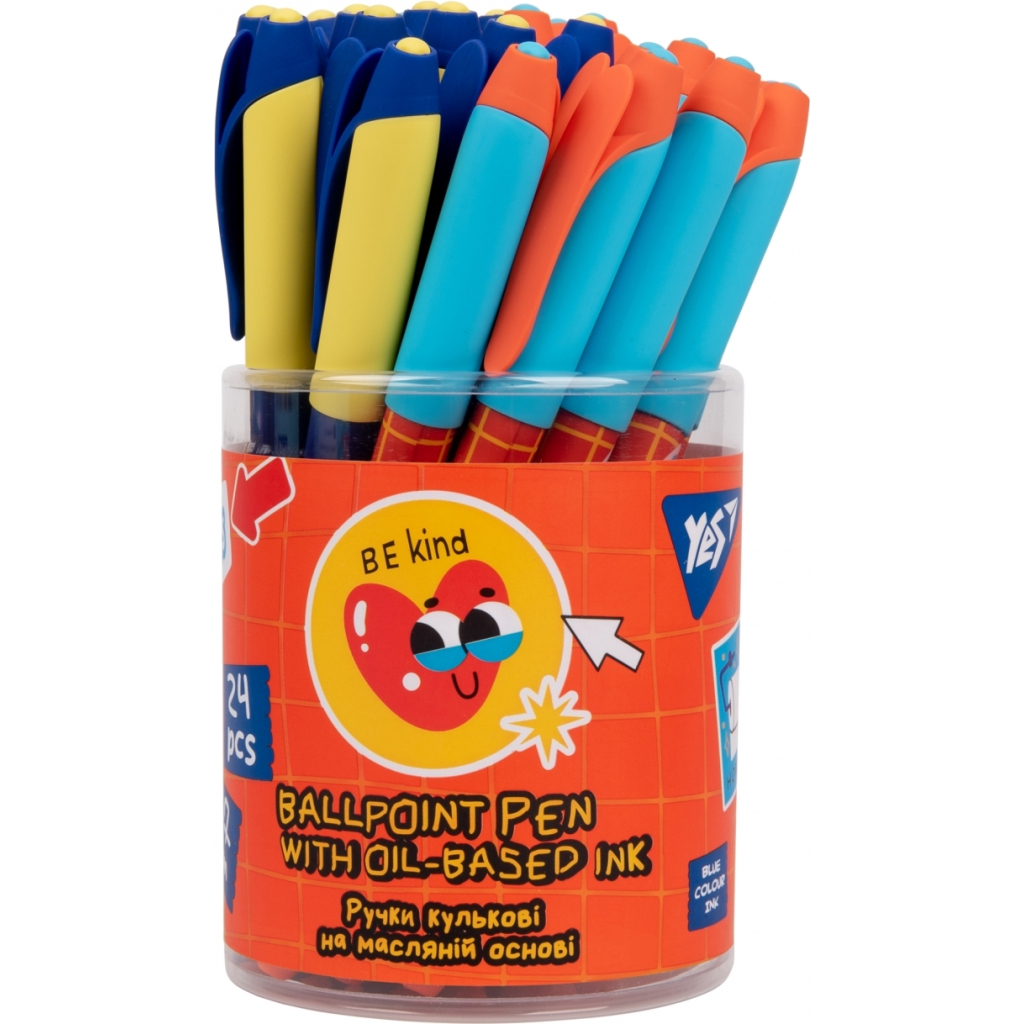 Ручка кулькова Yes Sticky mood: Hug 0,7 мм синя (412129) - зображення 4