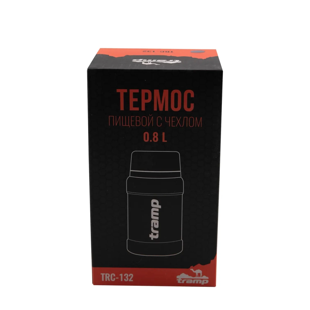 Термос Tramp з широким горлом в чохлі 0.8 л Olive (UTRC-132-olive) - зображення 11