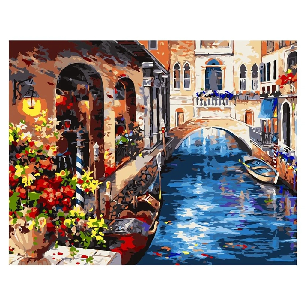 Картина по номерам Strateg Венеція 40х50 см (VA-0195) - зображення 1