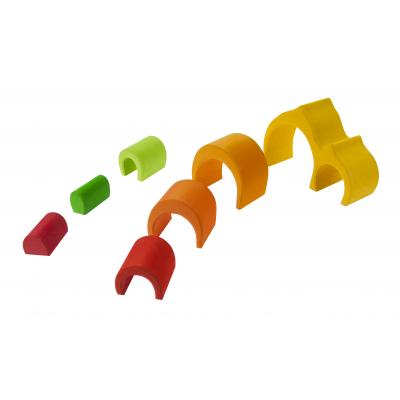 Конструктор Nic дерев'яний Будинок Габлі жовтий (NIC523022) - зображення 4