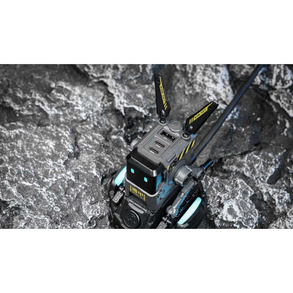 Зарядний пристрій GravaStar Alpha65 65Вт 2XUSB-C/USB-A Grey (GRAVASTARA65_GRY_EUK) - зображення 9