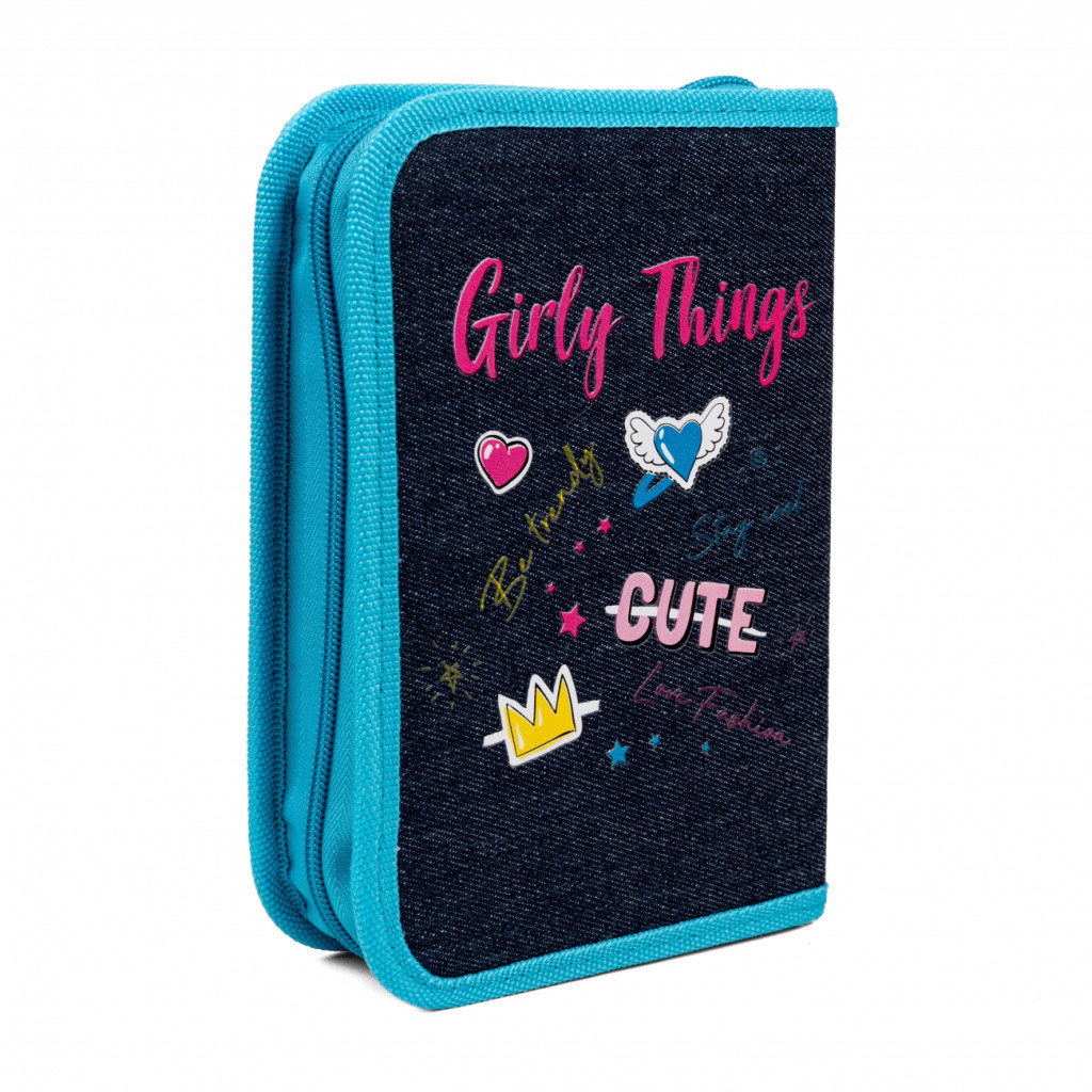 Пенал Yes Caramel Girl HP-04 з двома клапанами (533588) - изображение 2