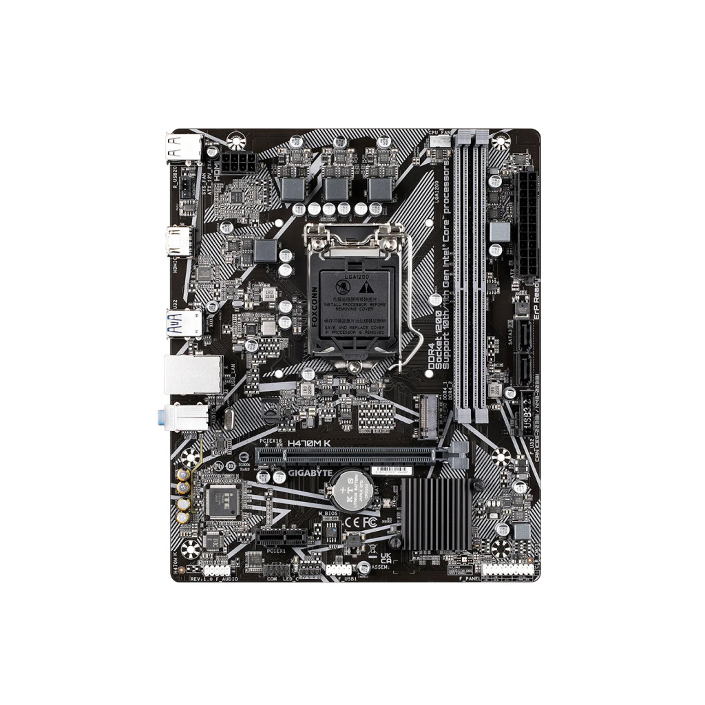 Материнська плата GIGABYTE H470M K - зображення 1