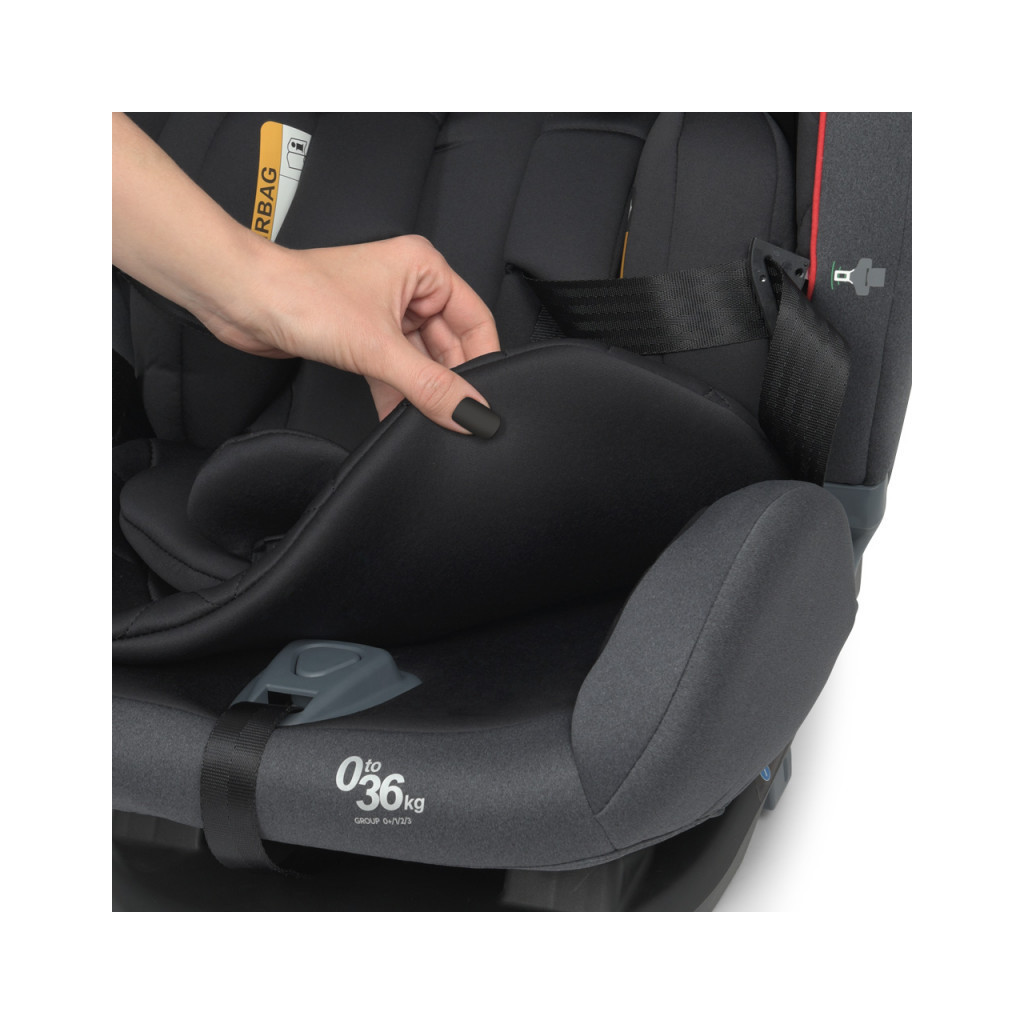 Автокрісло El Camino ME 1093 Memphis Iso-Fix (0-36кг) shadow black (ME 1093 shadow black) - зображення 10