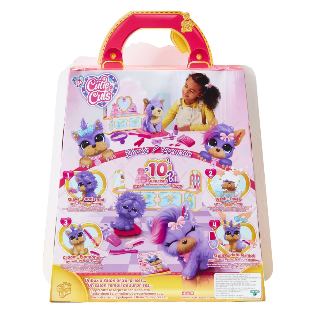 М'яка іграшка Moose Няшка-потеряшка Грумінг салон лілова (30147) - зображення 6