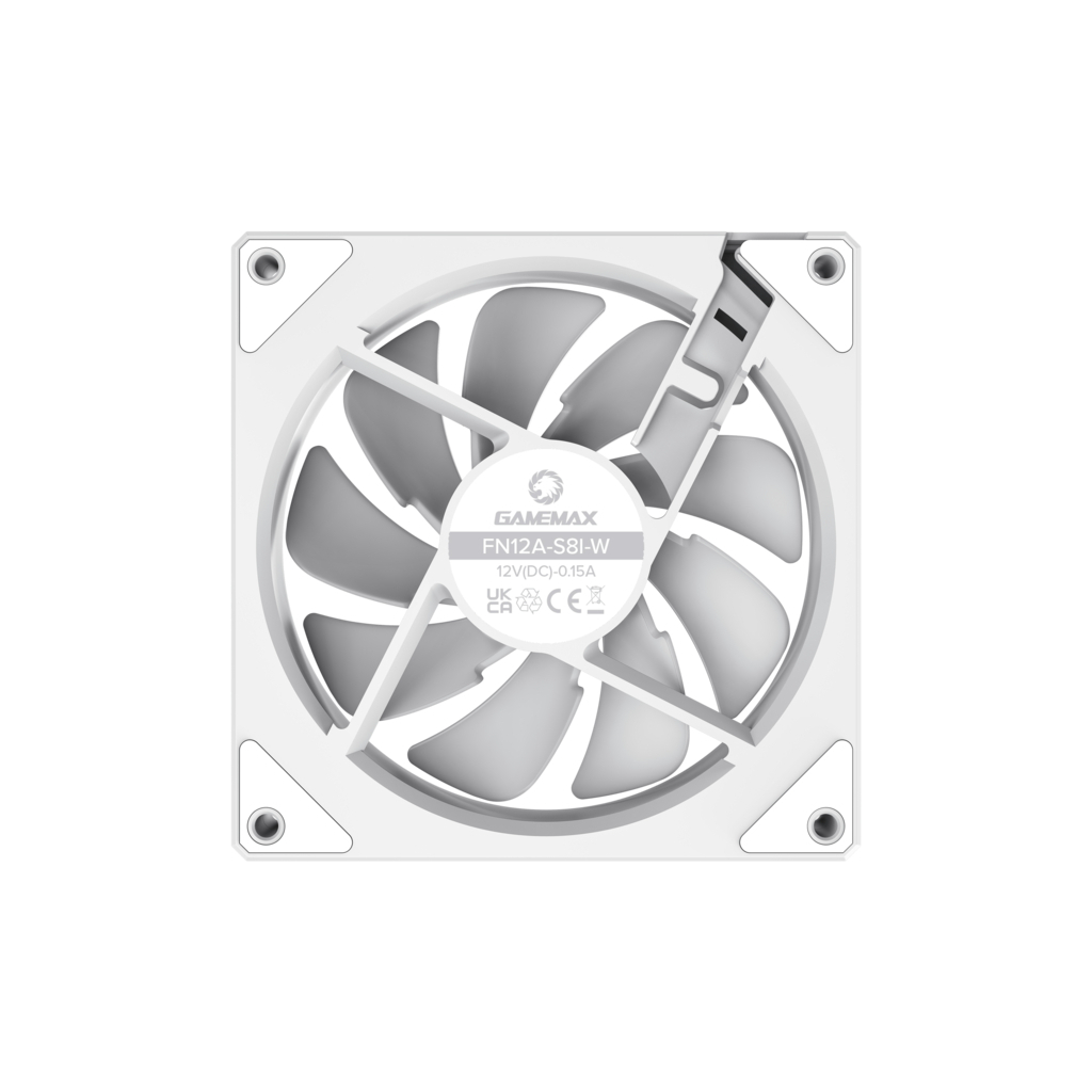 Кулер до корпусу Gamemax FN12A-S8I-W - зображення 10