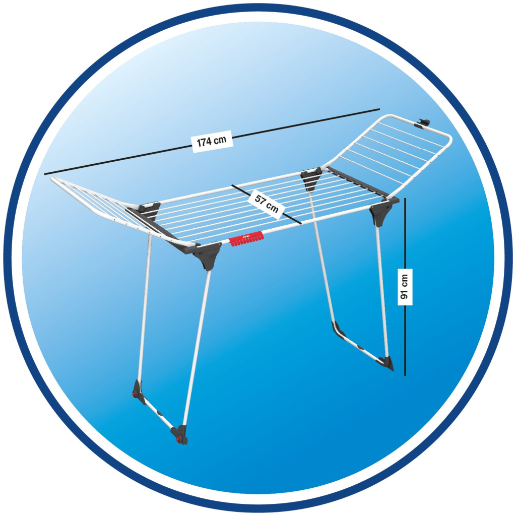 Сушарка для білизни Vileda King Indoor Dryer 20 м (4023103202139) - зображення 3