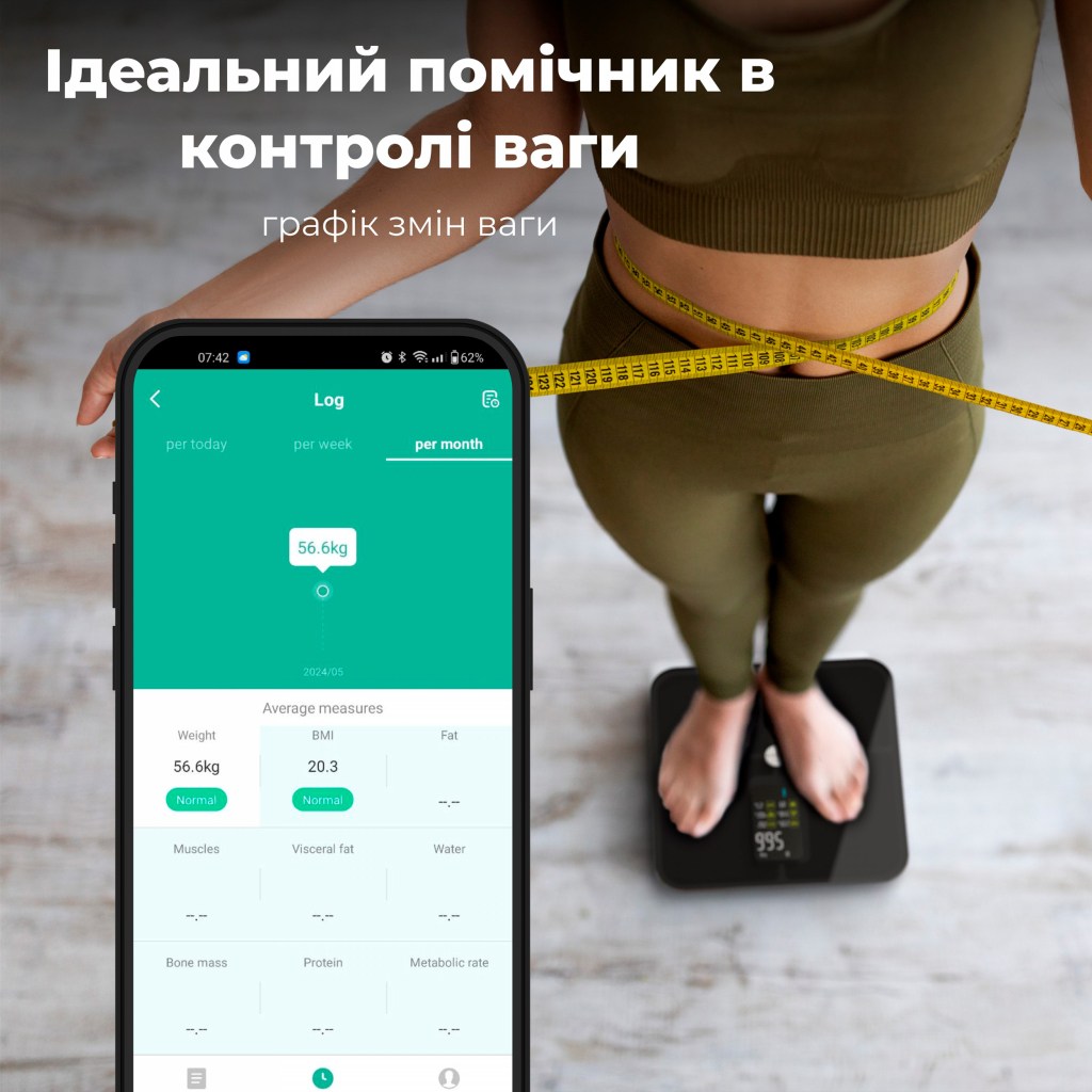 Ваги підлогові AENO BS2S (ABS0002S) - зображення 9