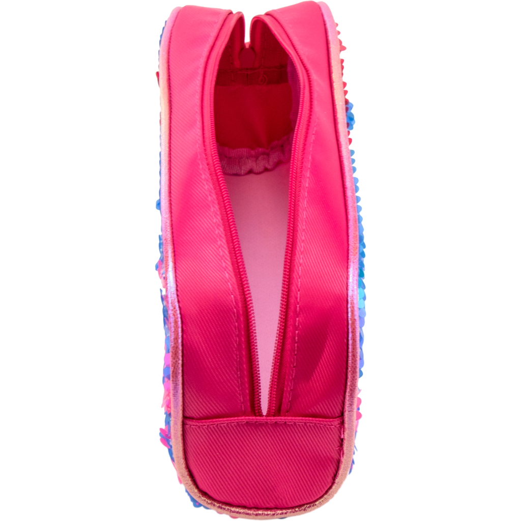 Пенал Cool For School з паєтками 1 відділення Рожевий (6571-pink) - зображення 3