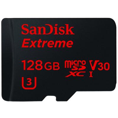 Карта пам'яті SanDisk 128GB microSD class 10 V30 A1 UHS-I U3 4K Extreme (SDSQXAF-128G-GN6MA) - зображення 2