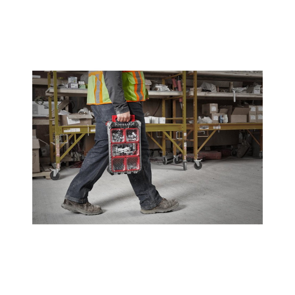 Ящик для інструментів Milwaukee органайзер компактний PACKOUT 380х250х120мм (4932464083) - зображення 3