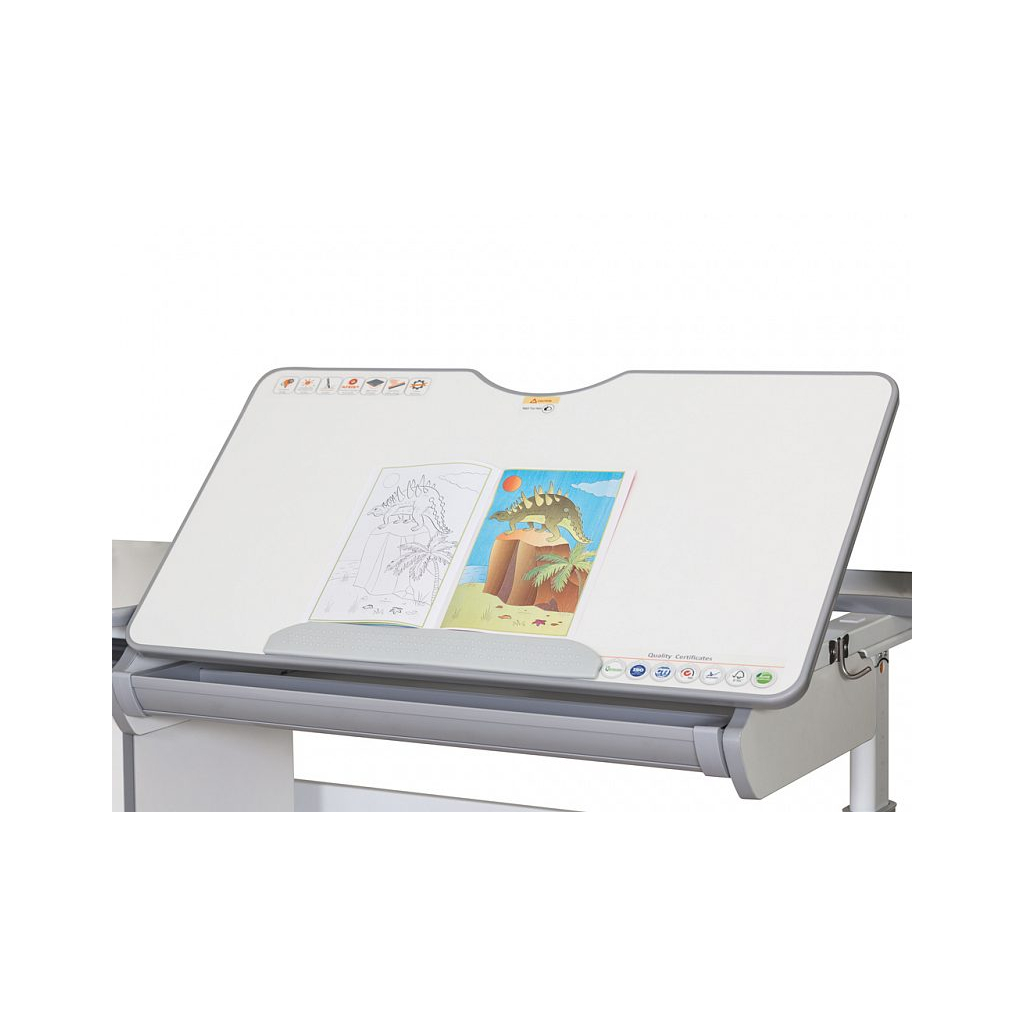 Парта Mealux Hamilton Multicolor Grey Lite (BD-680 W/G MC Lite) - зображення 6