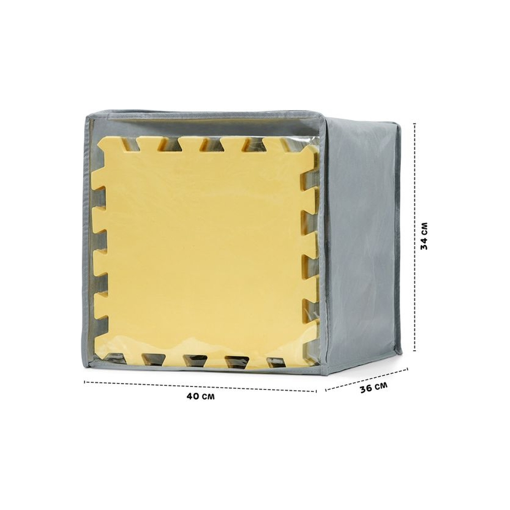 Дитячий килимок Kinderkraft пазл Luno Yellow, 30 элементов (5902533913602) - зображення 6