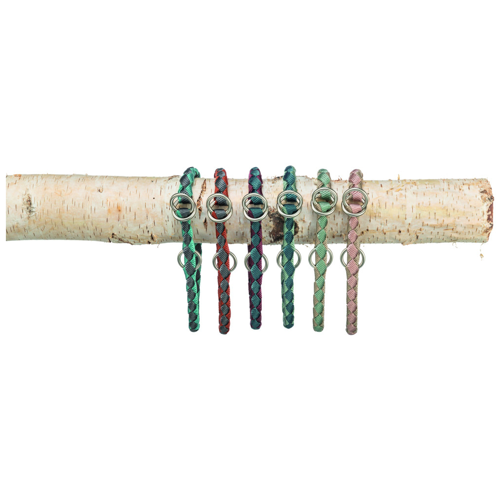 Нашийник для тварин Trixie Cavo напівзашморг L–XL 52–60 см d 18 мм рижо-графітовий (4053032678231) - зображення 2