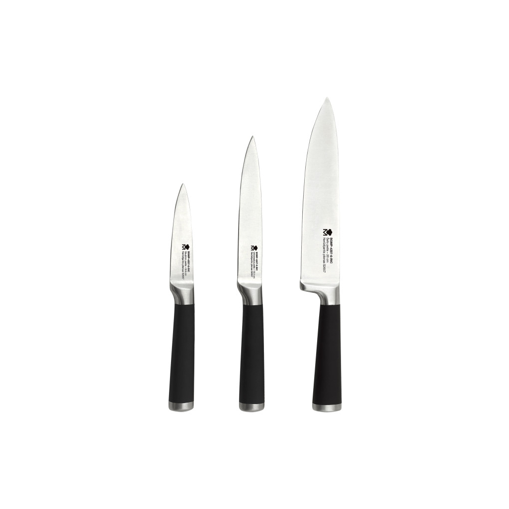 Набір ножів MasterPro Foodies collection, 8.8/12.5/20 см, 3 шт (00000026972) - зображення 1