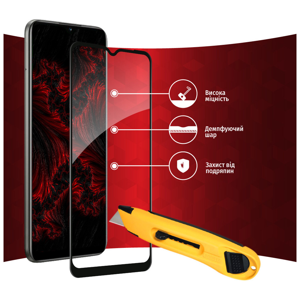 Скло захисне Intaleo Full Glue RealMe C25Y (1283126542381) - зображення 4