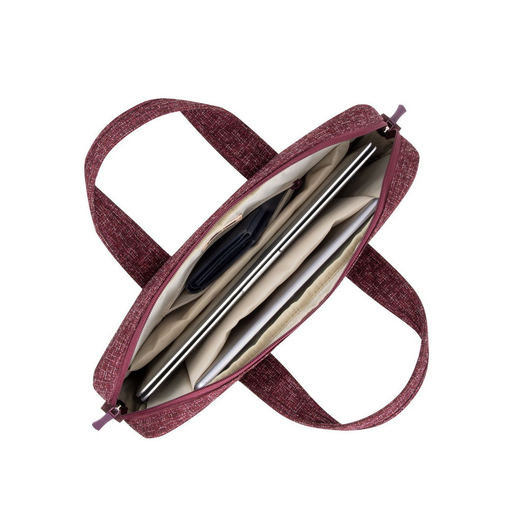 Сумка для ноутбука RivaCase 14" 7921 (Red) Anvik (7921Red) - зображення 8