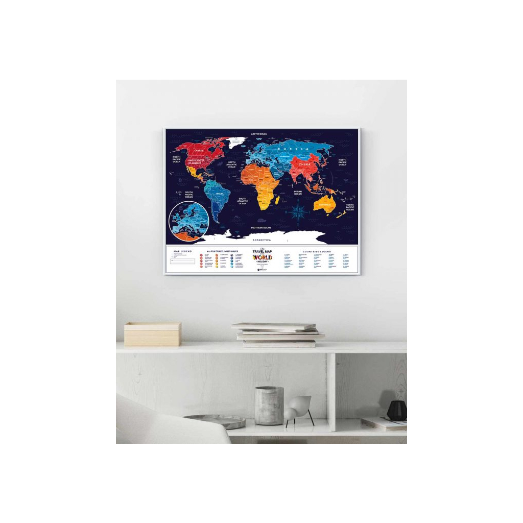 Скретч карта 1DEA.me Travel Map Holiday World (13022) - изображение 9