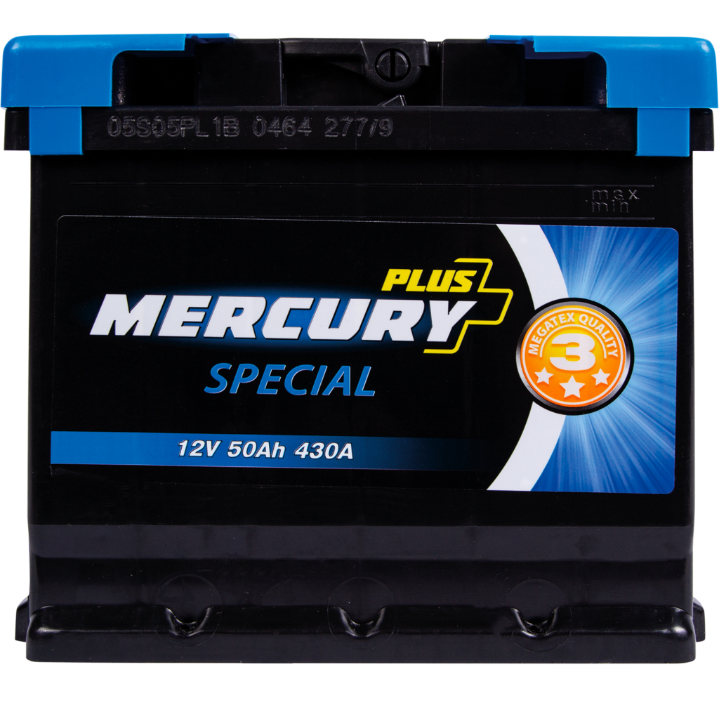 Акумулятор автомобільний MERCURY battery SPECIAL Plus 50Ah (P47297) - зображення 2