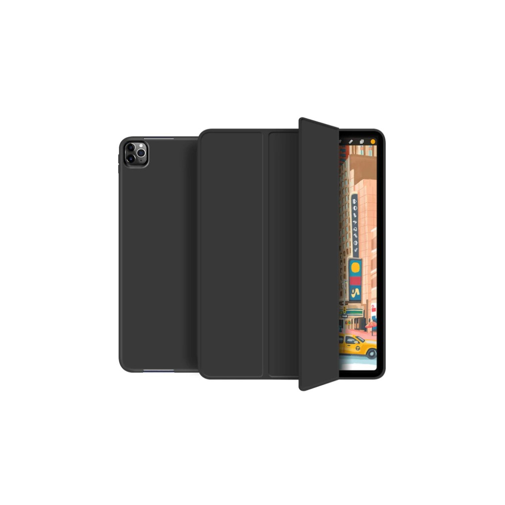 Чохол до планшета BeCover Tri Fold Soft TPU Silicone Apple iPad Pro 11 2020/2021/2022 Black (709710) - зображення 2