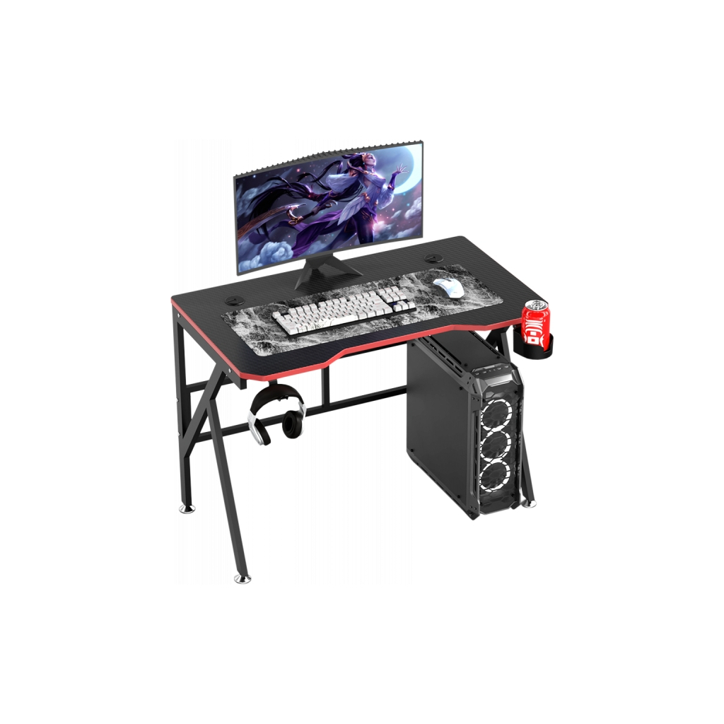 Комп'ютерний стіл GT Racer T-1218 Black (T-1218 (120x60x73) Black) - зображення 5