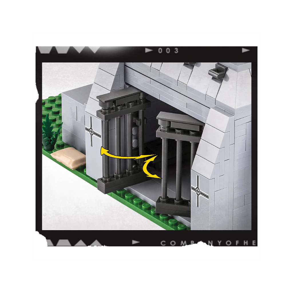 Конструктор Cobi Company of Heroes 3 Німецький дот, 642 деталей (COBI-3043) - зображення 10