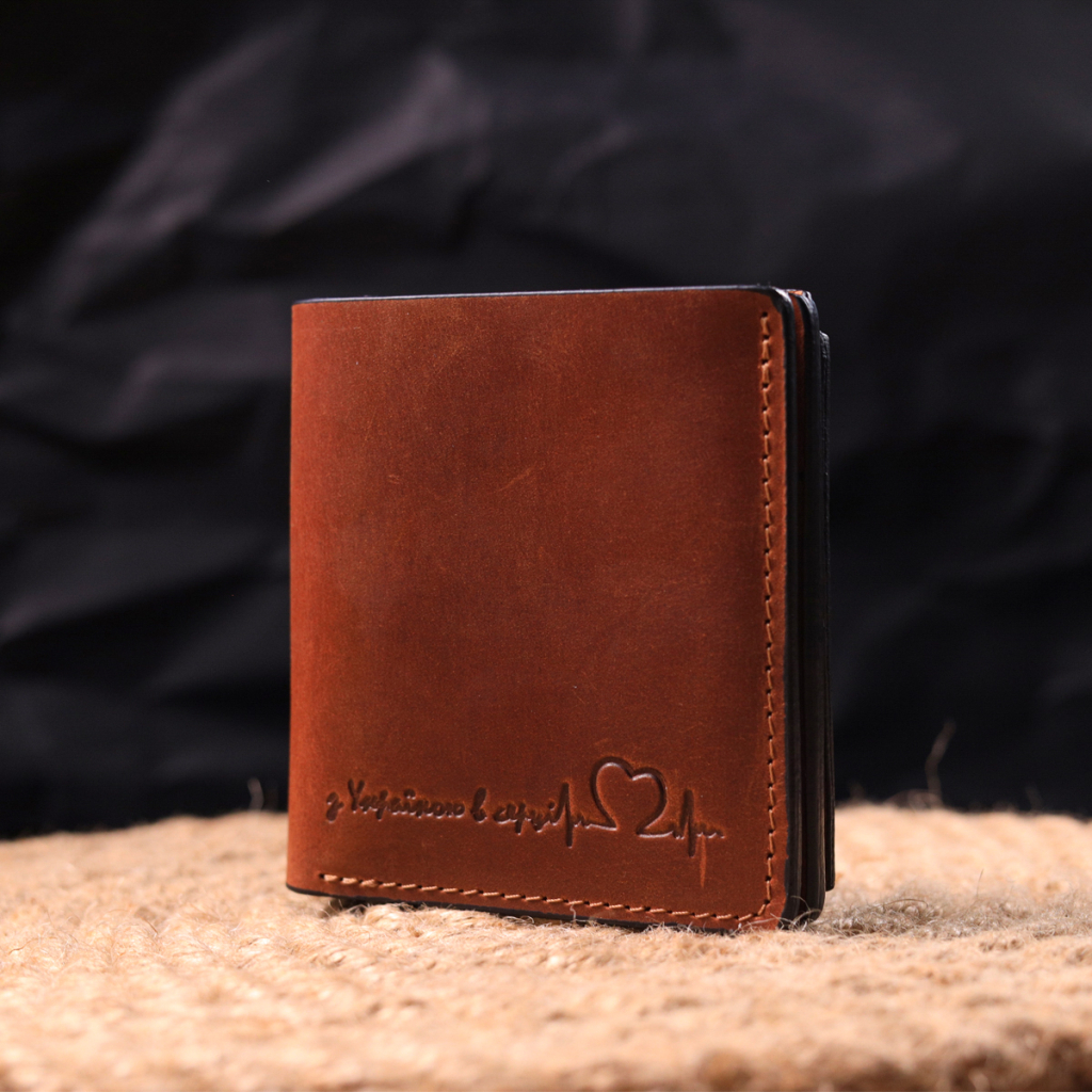 Гаманець Grande Pelle Шкіряний Світло-коричневий (16743) - зображення 8