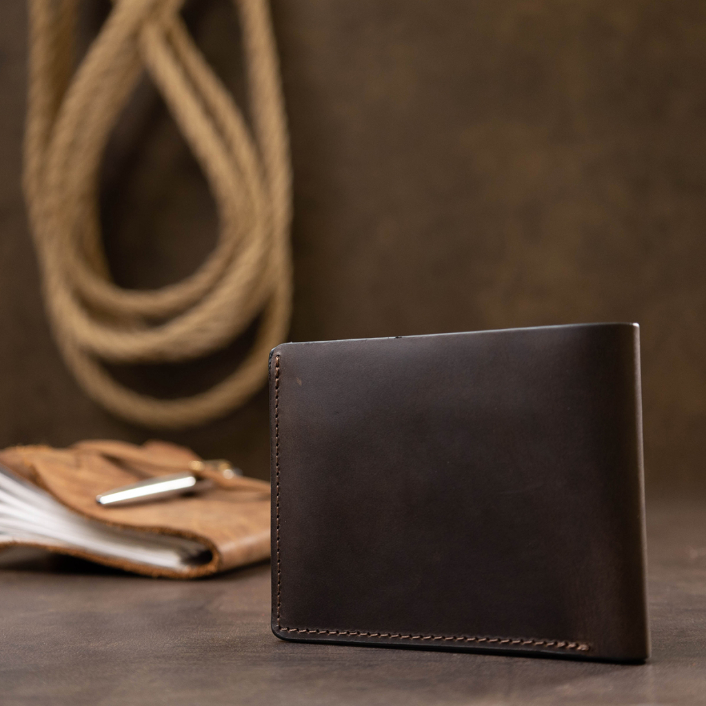 Портмоне Grande Pelle Шкіряне Коричневе (11553) - зображення 8