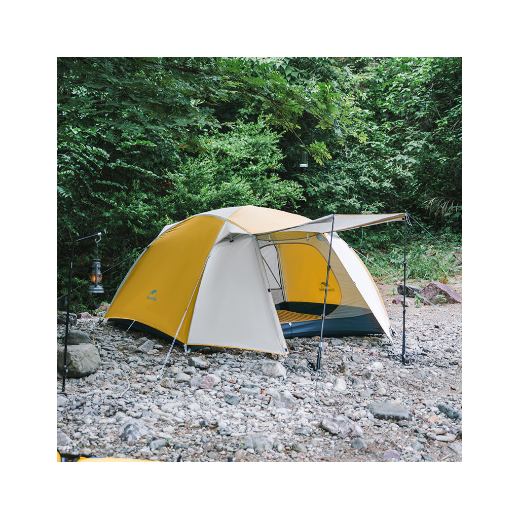 Намет Naturehike двомісний CNK2300ZP024 жовтий (6976023923685) - зображення 2