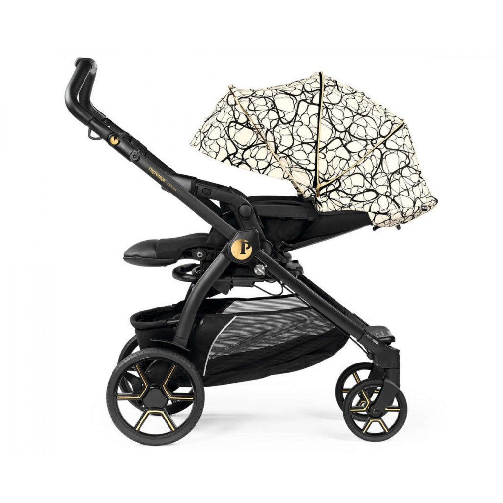 Коляска Peg-Perego 2 в 1 Book Grafic Gold Графічне золото (2000000130545) (PACK-BOOK210000002) - зображення 7