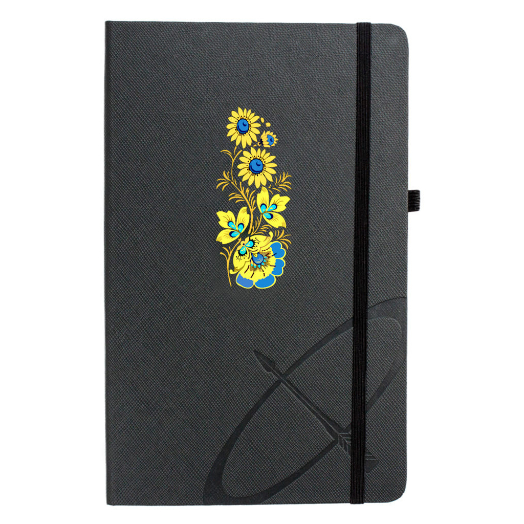 Ручка кулькова Parker IM 17 UKRAINE Black GT BP Квіти + блокнот Parker + подар.упак. GIFT24 (22032b24_T1050u) - изображение 7