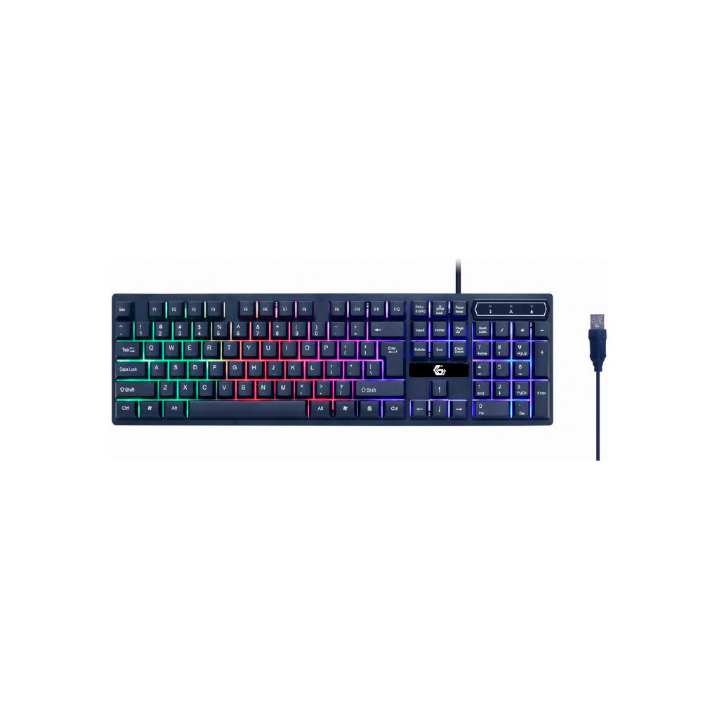 Комплект Gembird GGS-UMGL4-02-UA 4-в-1 RGB Black - зображення 2