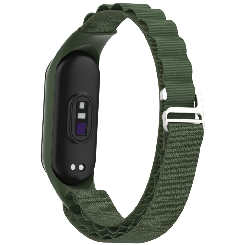 Ремінець до фітнес браслета Armorstandart AlpinaStyle Band для Xiaomi Mi Band 7/6/5/4 Green (ARM64988) - зображення 6