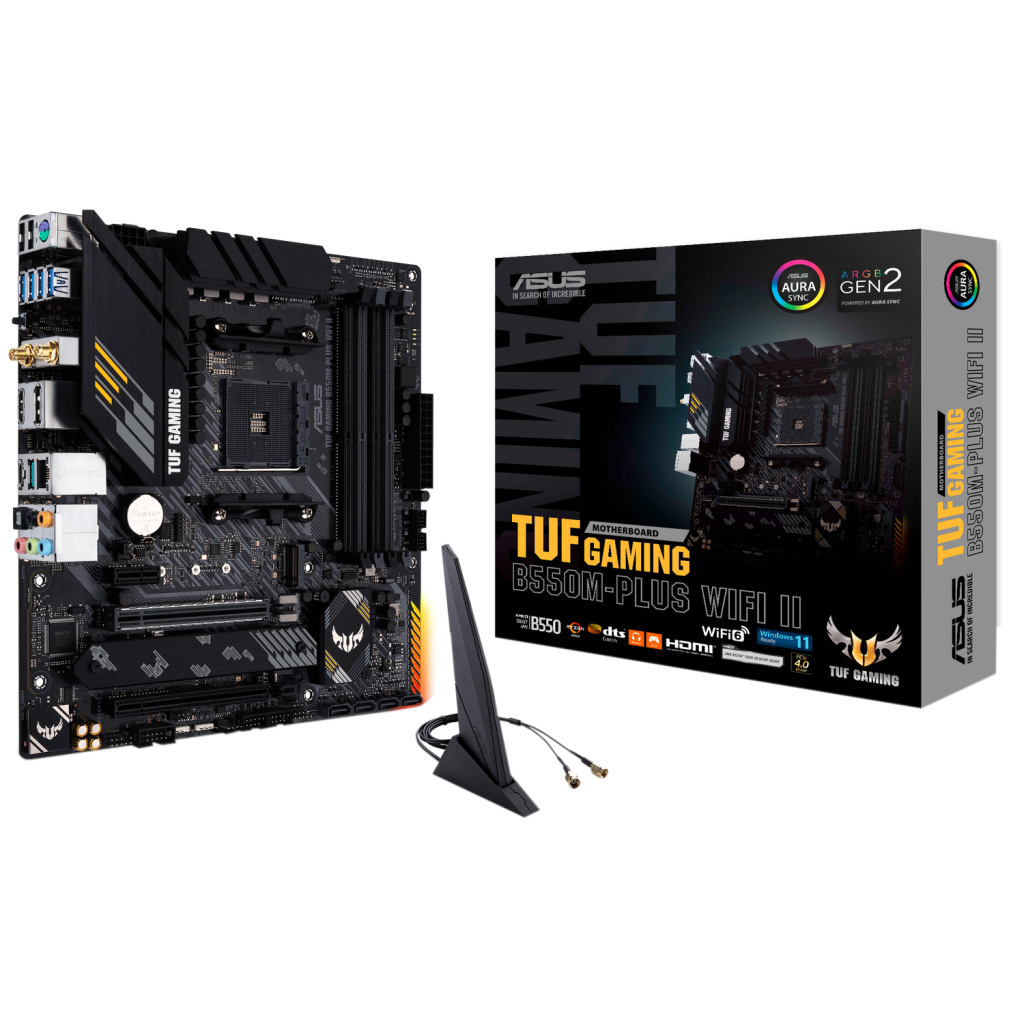 Материнська плата ASUS TUF GAMING B550M-PLUS WIFI II - зображення 1
