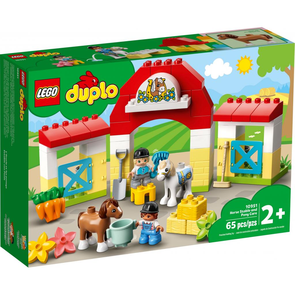 Конструктор LEGO Duplo Стайня і догляд за поні (10951) - зображення 1